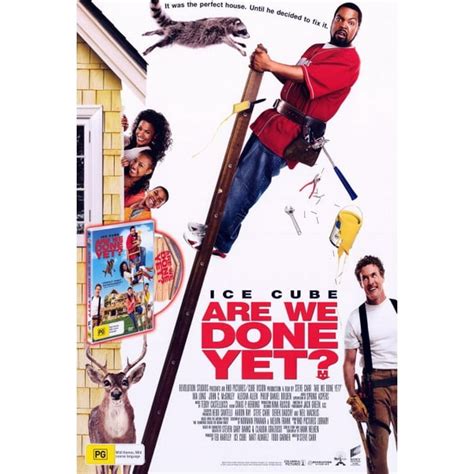 Are We Done Yet Movie Poster Style B 11 X 17 2007 Walmart