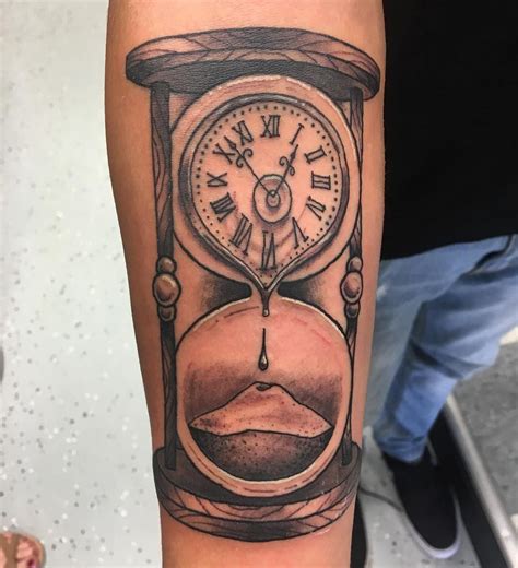 Rococo Clock Tatuagem De Ampulheta Tatuagem Ampulheta Kulturaupice
