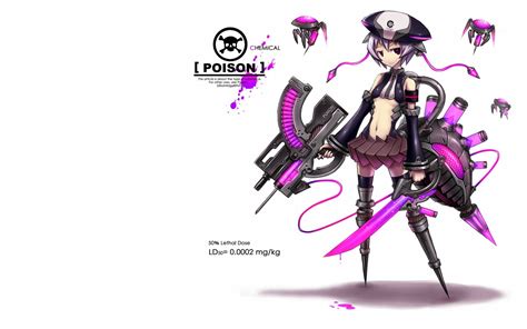 Wallpaper Drawing Illustration Anime Girls Weapon Cartoon