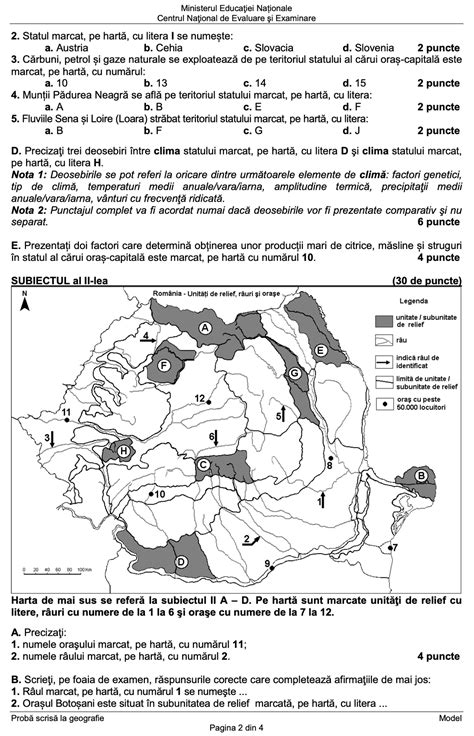 Barem de corectare și notare informatica, bac 2014. BAC 2020: Modele de subiecte de Geografie, Informatică ...