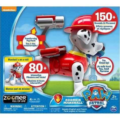 Robot Chien Zoomer Marcus Paw Patrol Nos Robots Chiens à Adopter