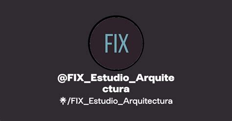 Fix Estudio Arquitectura Instagram Facebook Linktree