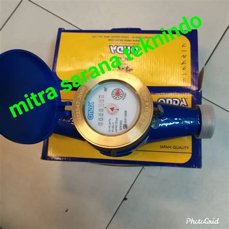 Jual Flow Meter Onda 1 Inch Meteran Air Onda 1 Inch Water Meter Brass