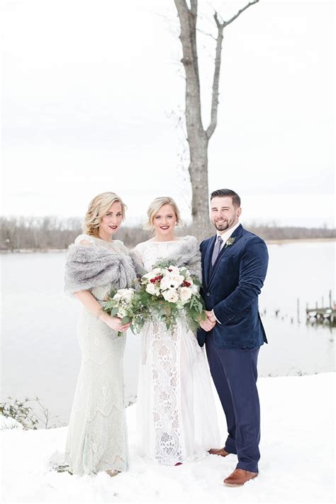 Rustic Winter Lodge Elegance Wedding Inspiration Tidewater And Tulle