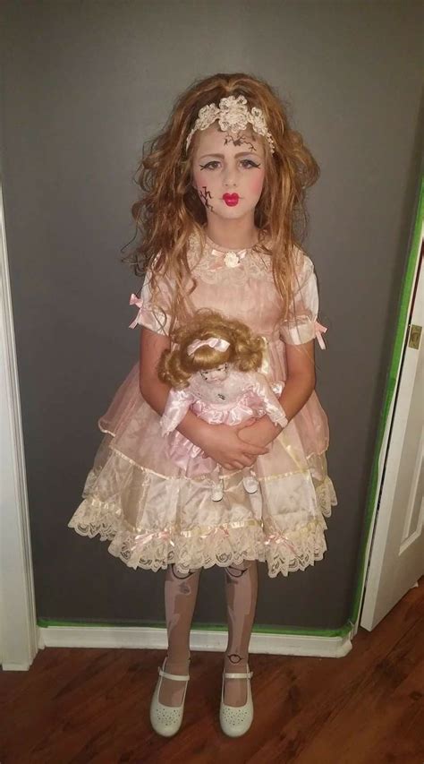 My Broken China Doll Costume I Made For My Daughter Creepy Doll