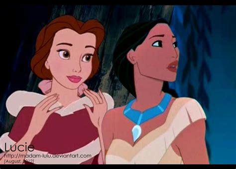 Belle And Pocahontas First Disney Princess Disney Crossovers Disney