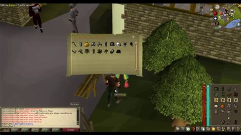 Talk to goblins in hooded outfit talk to captured player talk to bob talk to church man talk to captured player talk to ghosts trick question talk to captured player to recieve knife go to bobs axes. OSRS 2019 Halloween event guide - Simplified - YouTube