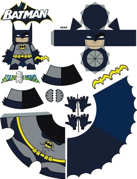 Recortables Batman Figuras De Papel Sobres De Papel Cubecraft