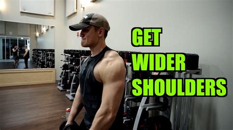 To get a wider chest and broader pecs you need not do any crazy exercise. Top 5 Exercises for Wider Shoulders - YouTube
