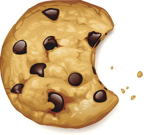 Royalty Free Chocolate Chip Cookie Clip Art Vector Images
