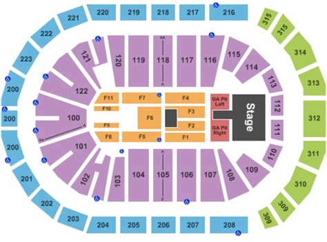 The Arena At Gwinnett Center Tickets In Duluth Georgia Seating Charts