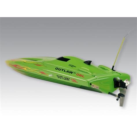 Thunder Tiger Outlaw Jr Obl Rtr Green Rc Boat Hobbies And Toys Toys