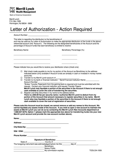 How To Write A Beneficiary Designation Letter Form Example Download