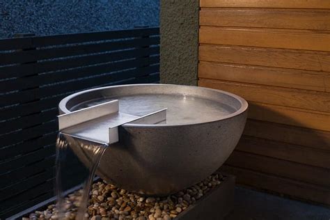 scupper water bowl  solus decor    sizes