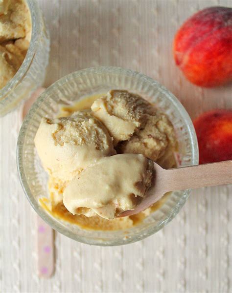 Vegan Coconut Peach Ice Cream Recipe Vegan Ice Cream Recipe Peach