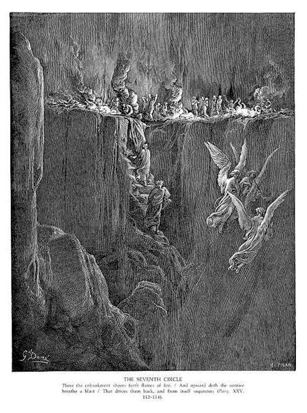 The Seventh Circle Gustave Dore