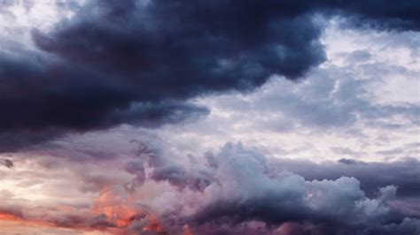Wallpaper Cloudy Sky Thick Clouds 3840x2160 Uhd 4k