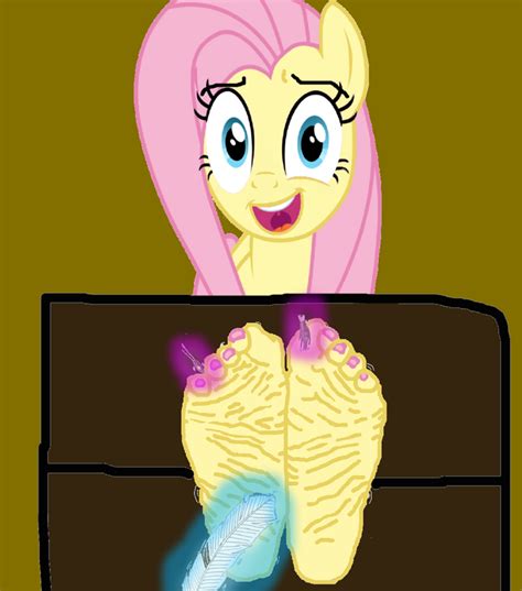 Fluttershys Feet Tickled By Rarity And Twilight By Tizlam97 On Deviantart