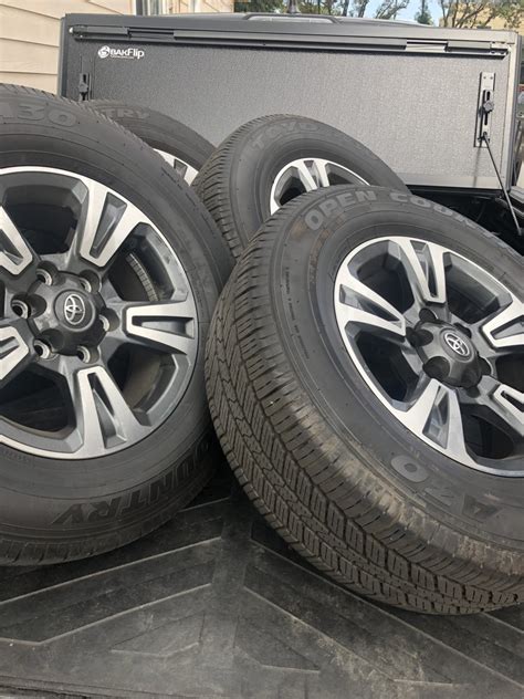 Also includes wheel lug pattern info, tire advice, and recommended sizes for lifted trucks. FS: Trd sport tires and wheels | Tacoma World