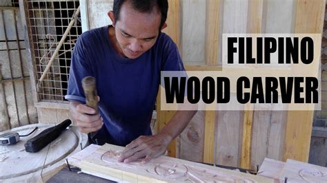 Filipino Wood Carver Handmade Furniture Bulacan Philippines Youtube