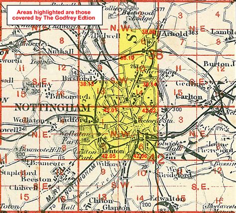 Old Ordnance Survey Maps Of Nottinghamshire Notts Nottingham History