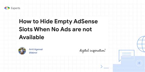 How To Hide Empty AdSense Slots When No Ads Are Not Available Digital