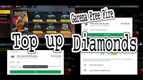 Select your game to top up. How To Top Up Diamonds in Garena Free Fire Game Complete ...
