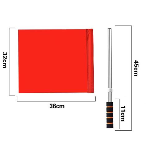 Traffic Signal Flags Warning Flags Referee Flag Handheld Command Flag