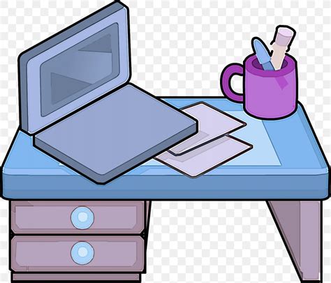 Clip Art Furniture Cartoon Table Computer Desk Png 1843x1584px