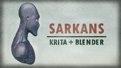 Krita Character Design Blender Sculpting Timelapse Youtube