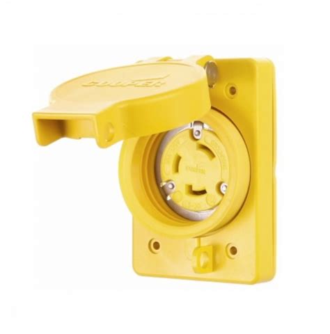 Eaton Wiring 30 Amp Locking Receptacle Watertight Nema L5 30 Yellow