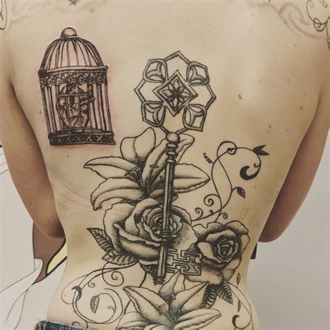 Check spelling or type a new query. Slowly finishing this back piece. We just added the caged heart. #backpiece #backpiecetattoo # ...