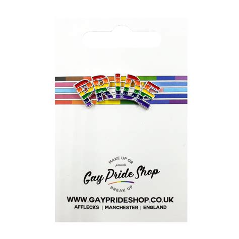 Gay Pride Rainbow Flag Silver Plated Pride Badge Uk