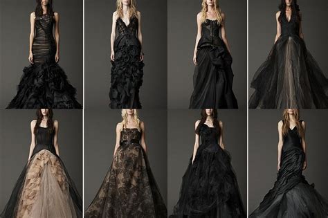 Black Wedding Dresses Vera Wang