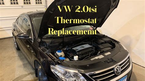 Volkswagen Cc Tsi Engine Thermostat Replacement Youtube