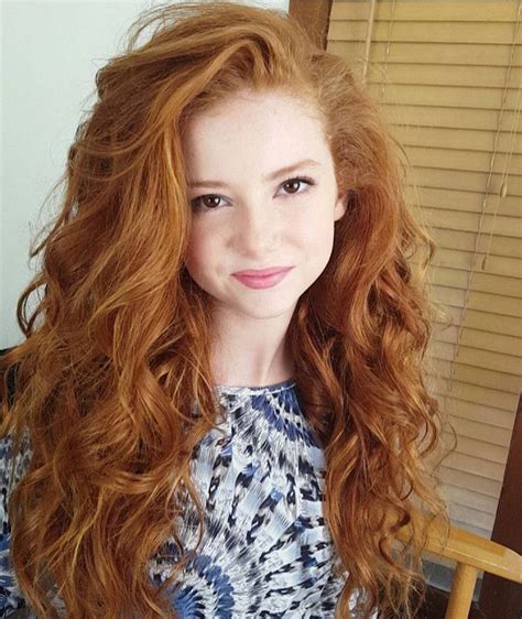 Francesca Capaldi Long Red Hair Girls With Red Hair Wavy Hair Red Hair With Brown Eyes