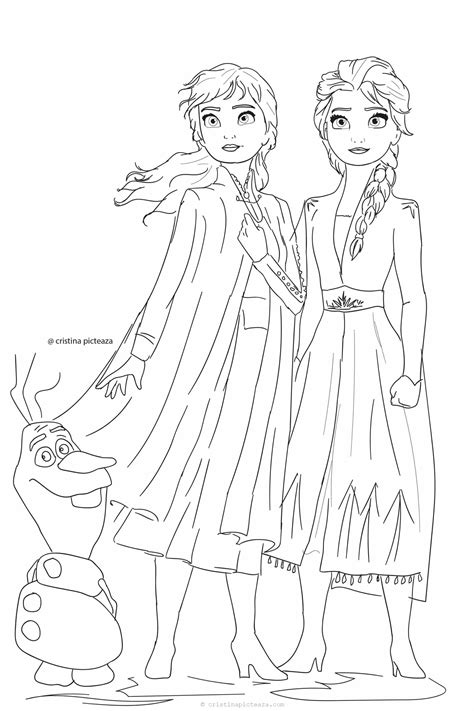 Printable Frozen 2 Coloring Pages Coloringpageone