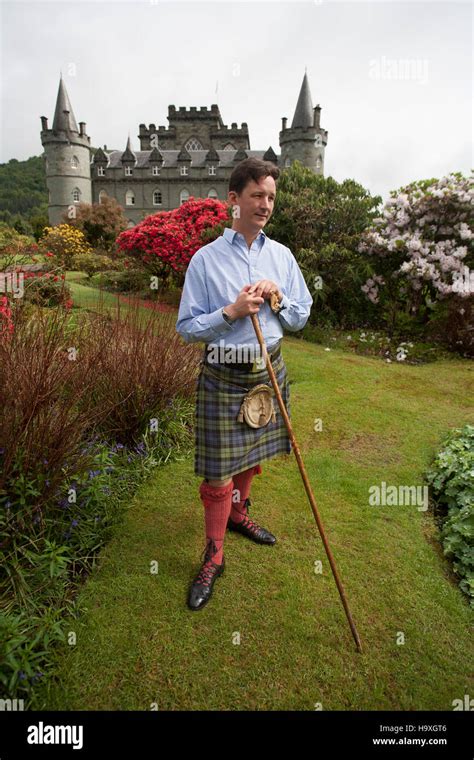 Torquhil Ian Campbell The Duke Of Argyll Stock Photo Alamy