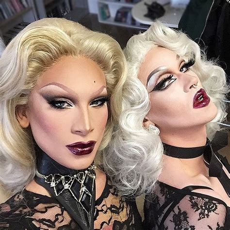 Miss Fame And Pearl Liaison Drag Queen Makeup Rupaul Drag Queen