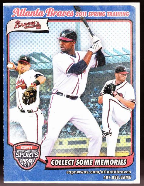 Find out the latest game information for your favorite mlb team on cbssports.com. 2011 ATLANTA BRAVES ESPN SPRING TRAINING BASEBALL POCKET ...