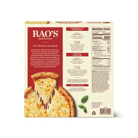 Raos 5 Cheese Brick Oven Crust Pizza 19 Oz Delivery Or Pickup Near
