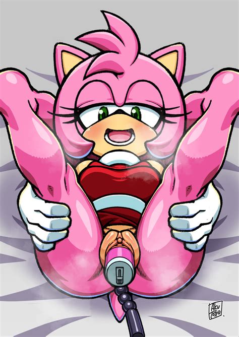 Aku Tojyo Amy Rose Sonic Series Absurdres Highres Anus Breasts