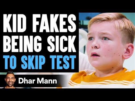 Kid Fakes Allergic Reaction He Instantly Regrets It Dhar Mann Youtube Regrets Allergic