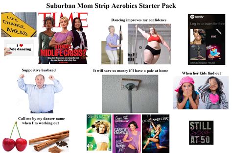 Suburban Mom Strip Aerobics Starter Pack R Starterpacks