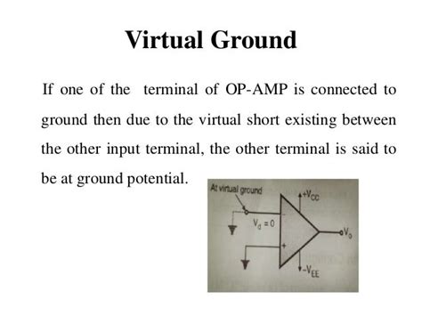 Op Amp Virtual Ground