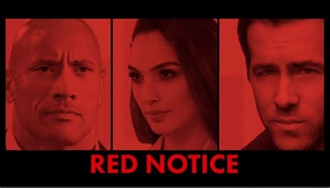 Part of the reason red notice is so exciting is that we know so little about it. Netflix Acquires 'Red Notice' Starring Dwayne Johnson, Gal ...