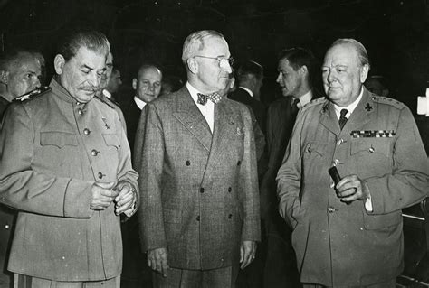 Allied Leaders Stalin Truman And Churchill 1945 The Digital