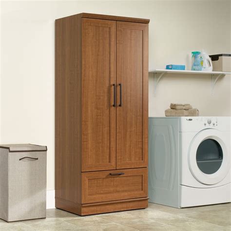 Sauder Homeplus Sienna Oak Wardrobestorage Cabinet Economy Furniture