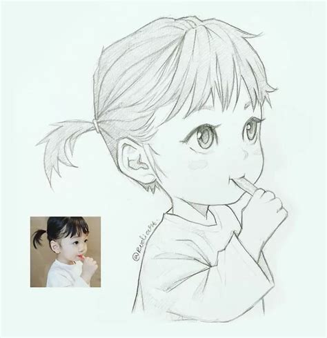 This Illustrator Sketches People As Anime Character And The Result Is