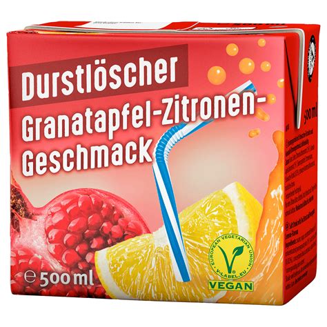 durstlöscher granatapfel zitronen geschmack vegan 0 5l bei rewe online bestellen